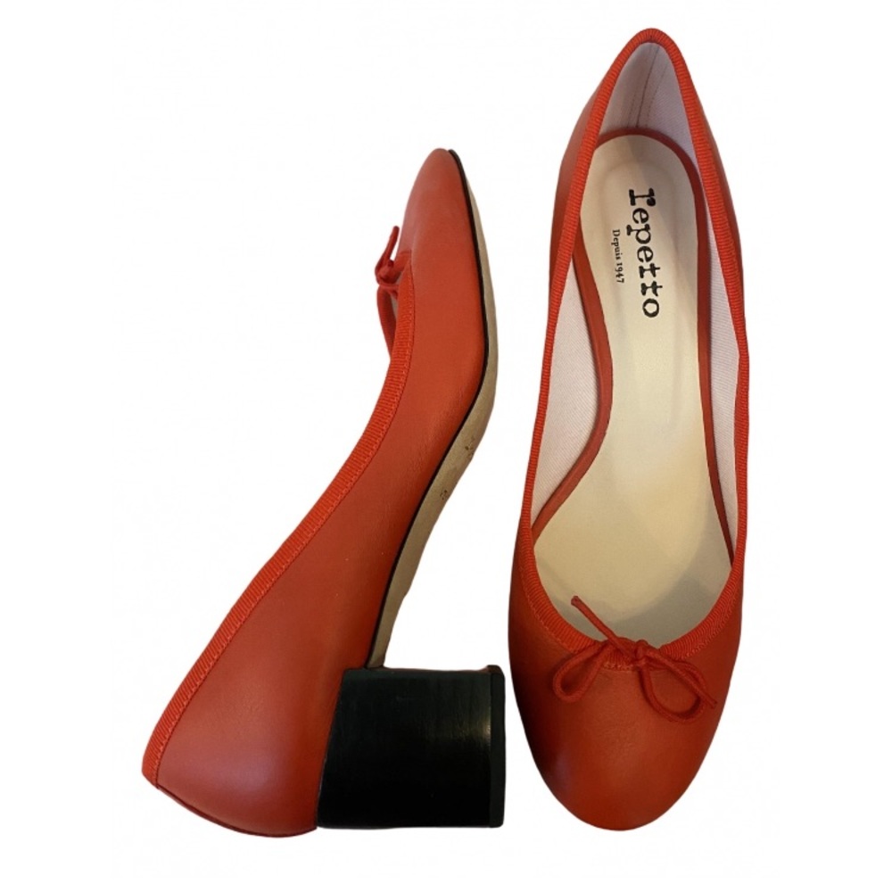 SOLD Repetto Farah Red Leather Heels